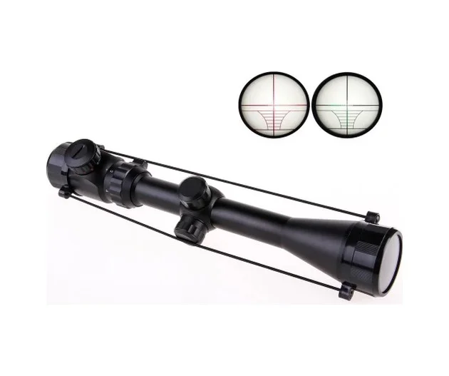 3-9x40 Zoomlu Çıft Işıklı Av Tüfeği Dürbünü Montaj Kelepçeli Lisinya Diğer