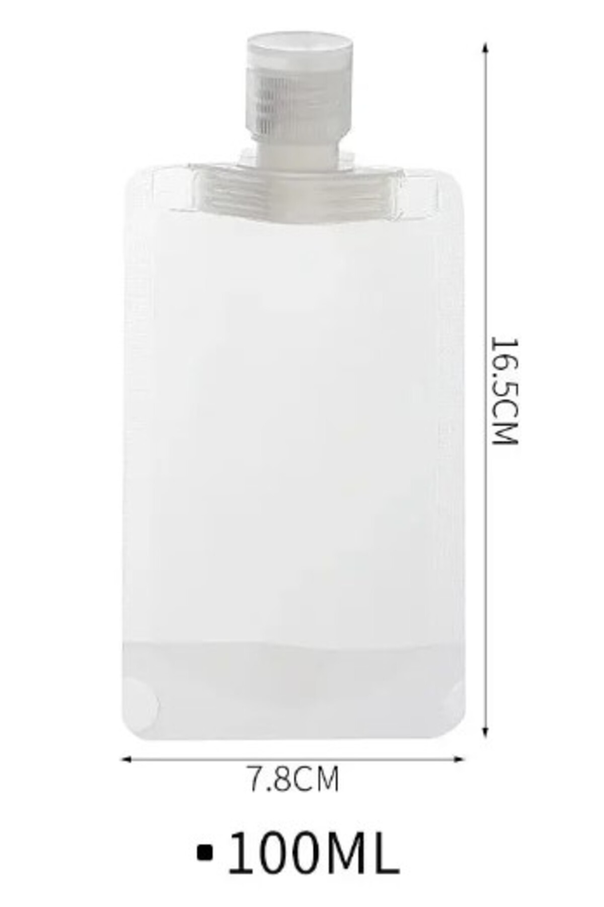 3 Adet 100ml Krem Şampuan Kabı Tekrar Kullanılabilir Set Seyahat 