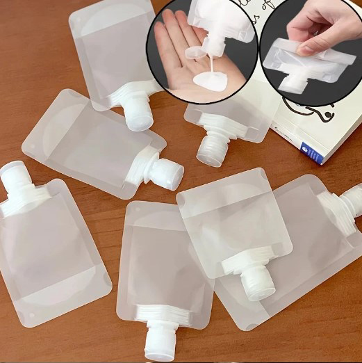 3 Adet 100ml Krem Şampuan Kabı Tekrar Kullanılabilir Set (4741)