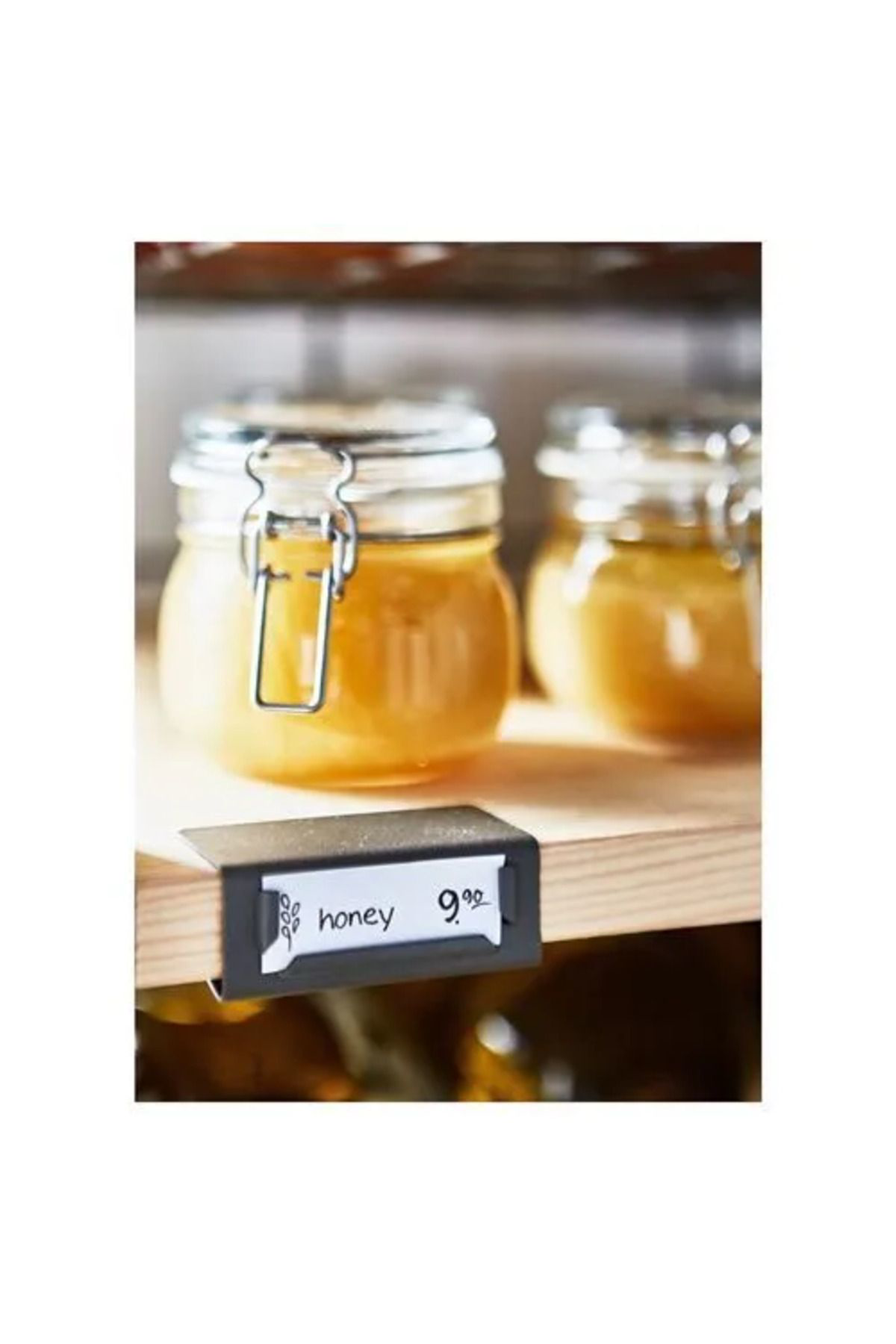 İkea 3 Adet 13 Cl Kapakli Cam Kavanoz