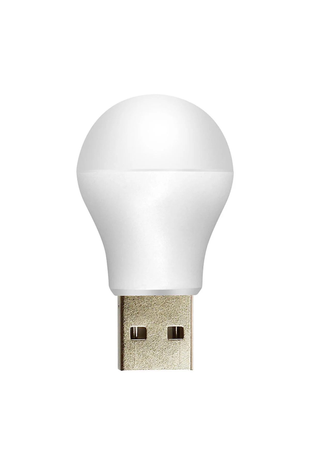 3 Adet 5 Volt 1 Amper Mini Usb Beyaz Işık Led Ampul Gece Lamba Ok