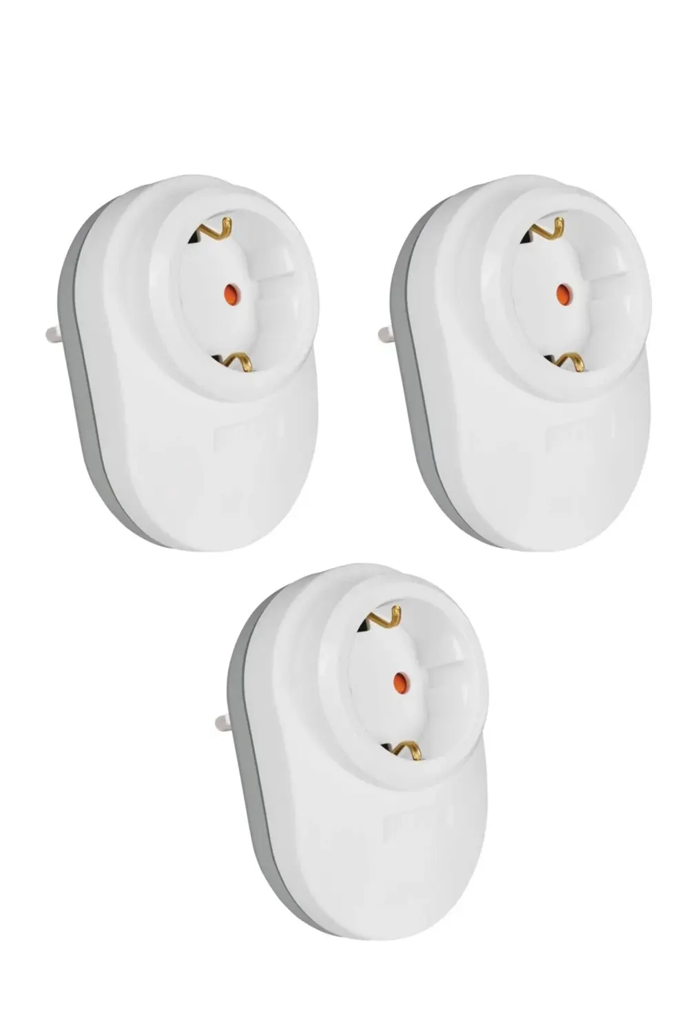 3 Adet Akım Korumalı Tekli Fiş Priz 3 Adet Akım Korumalı Tekli Fiş Priz