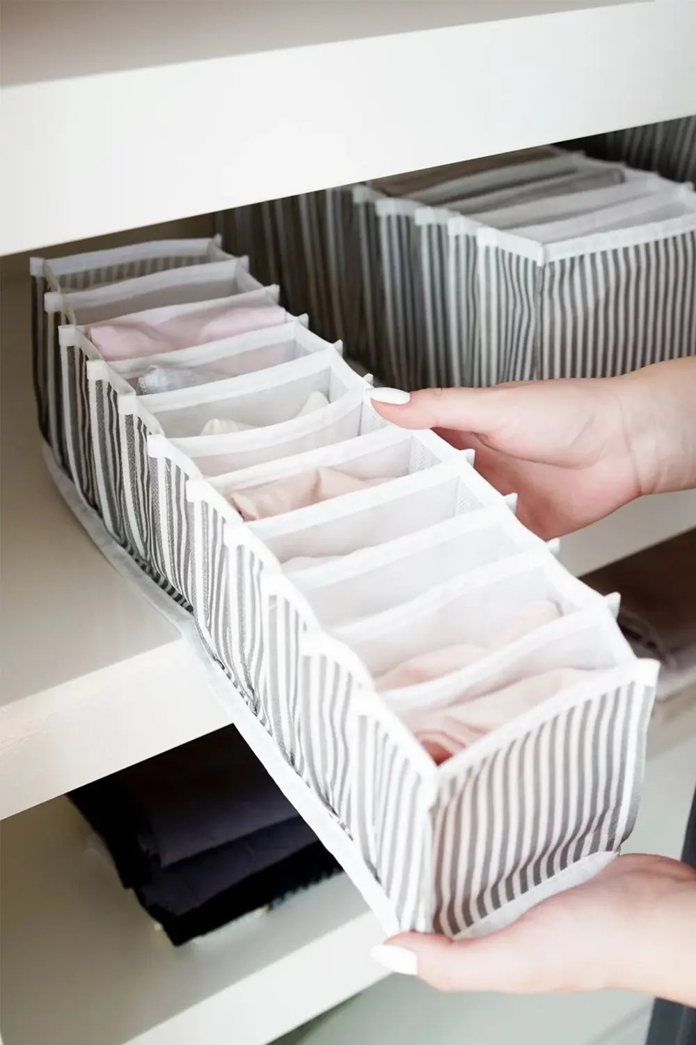 Pazar Kapısı 3 Adet Akordiyon Çekmece İçi Düzenleyici Organizer Small