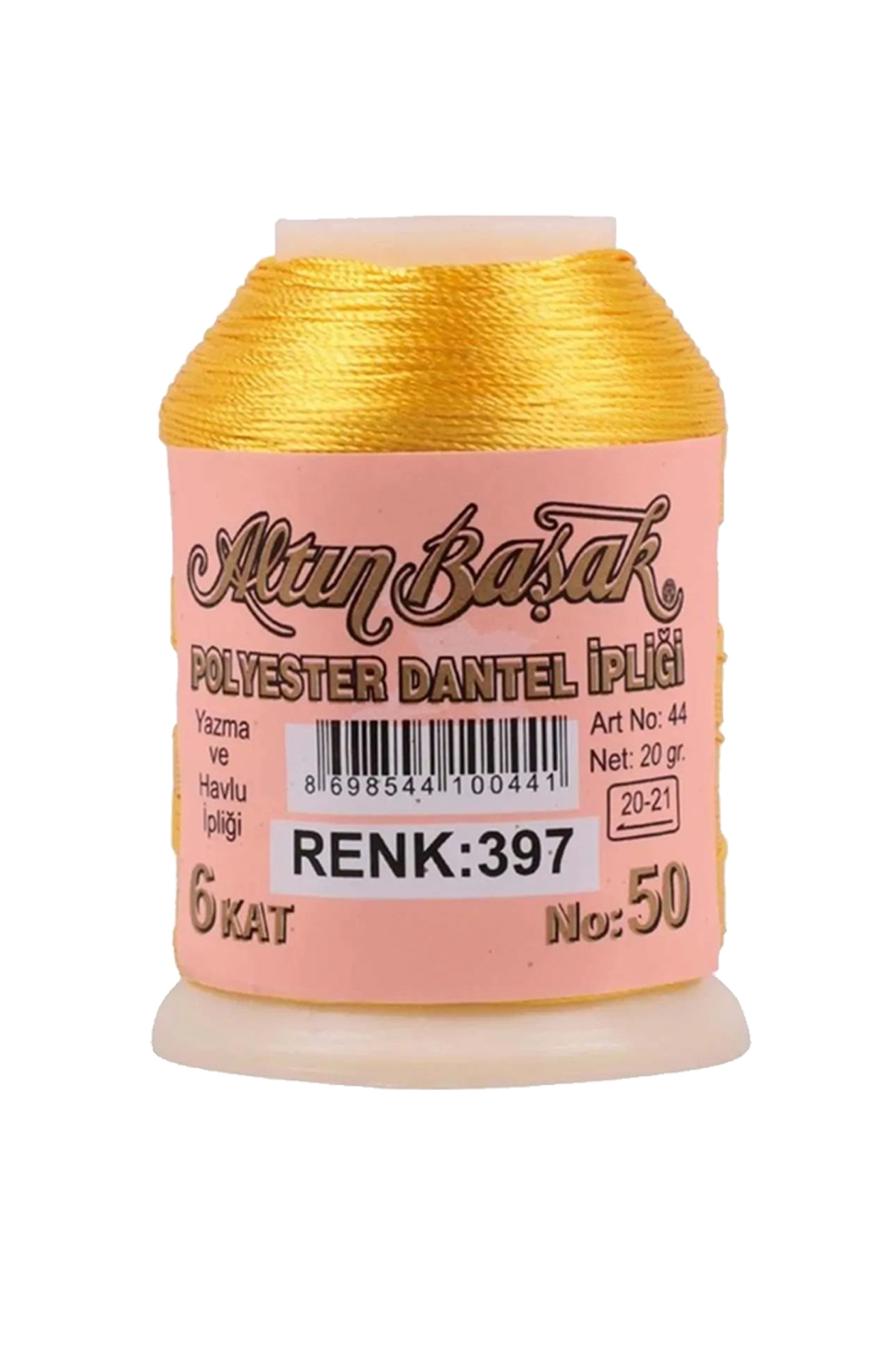 3 Adet Altınbaşak Oya ve Dantel İpi 20 gr - No: 397 - 020 - 129