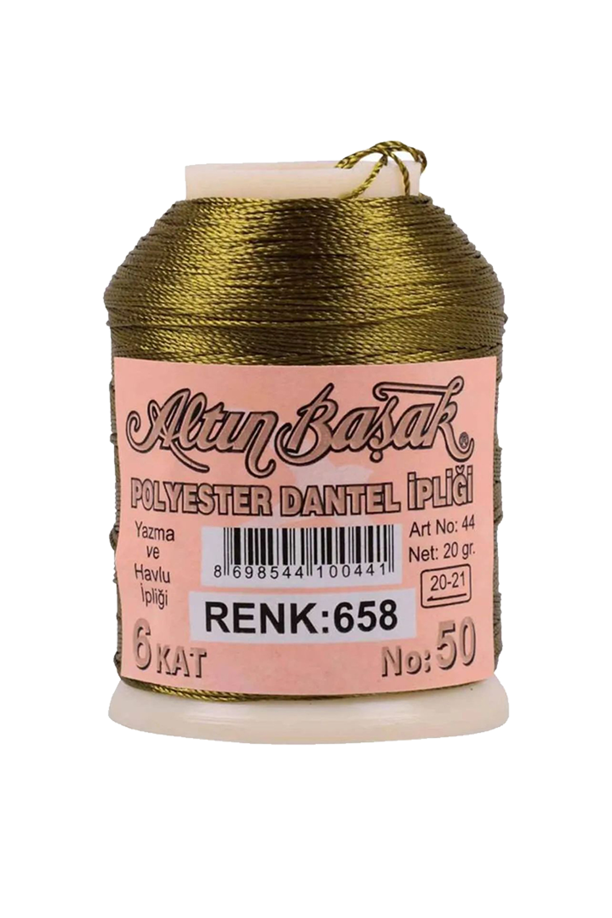 3 Adet Altınbaşak Oya ve Dantel İpi 20 gr - No: 548 - 830 - 658