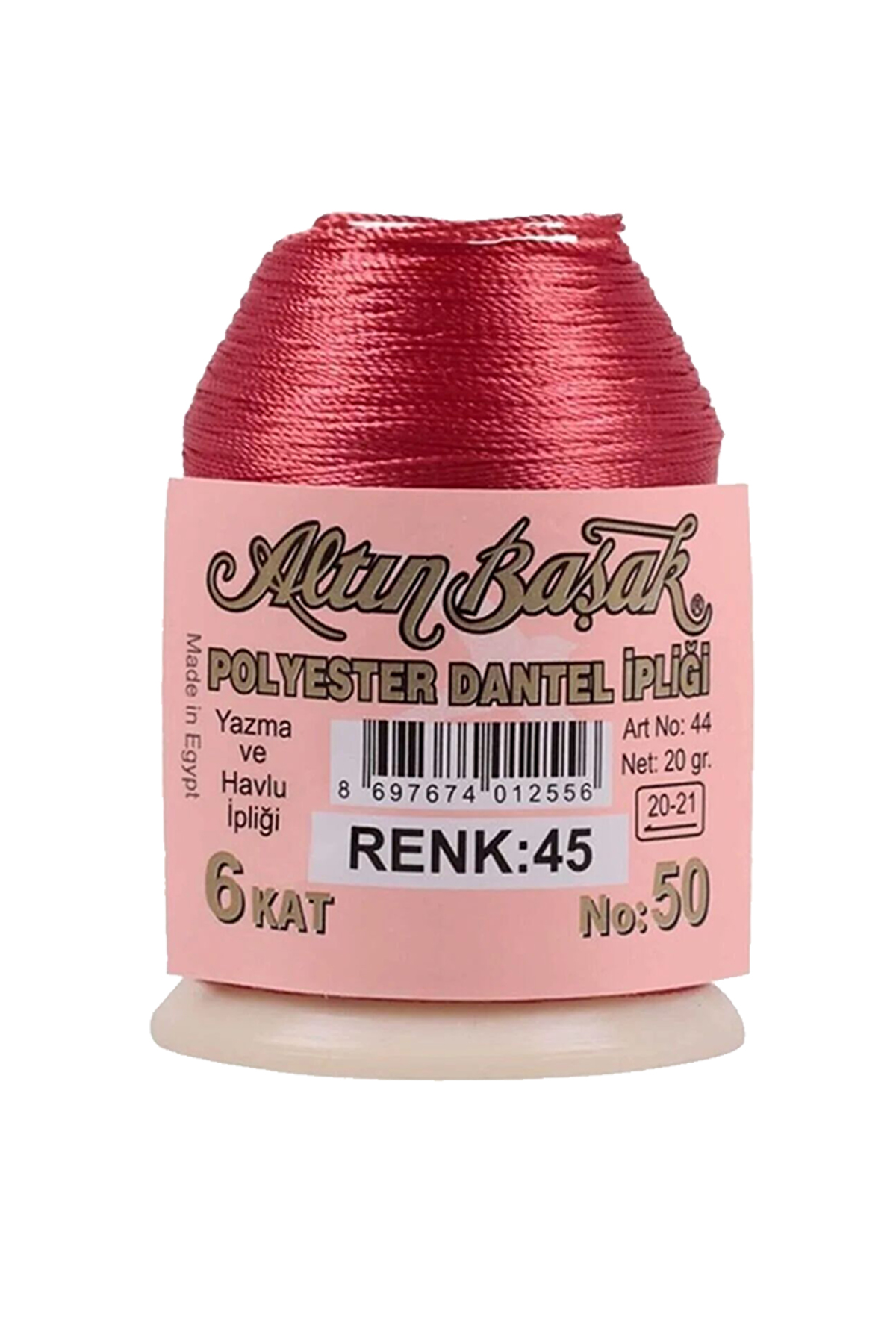 3 Adet Altınbaşak Oya ve Dantel İpi 20 gr - No: 045