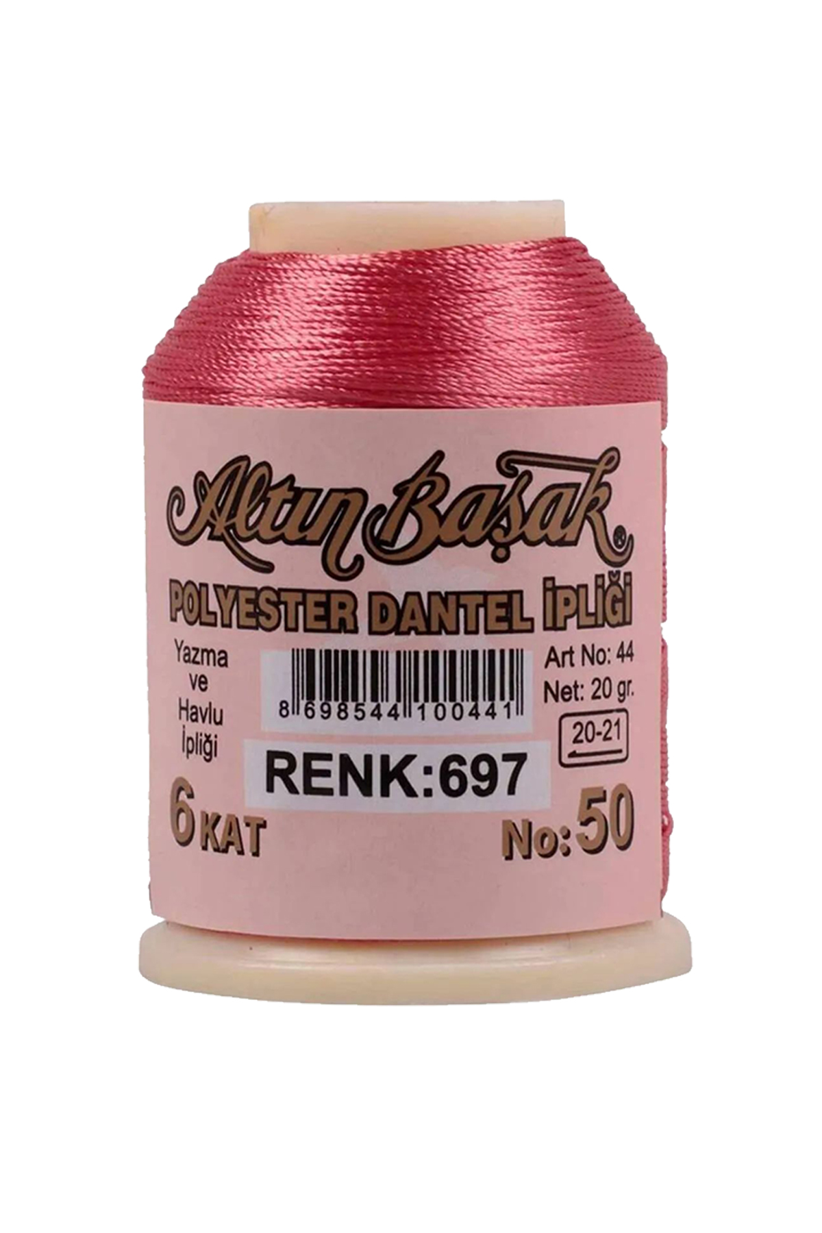3 Adet Altınbaşak Oya ve Dantel İpi 20 gr - No: 697