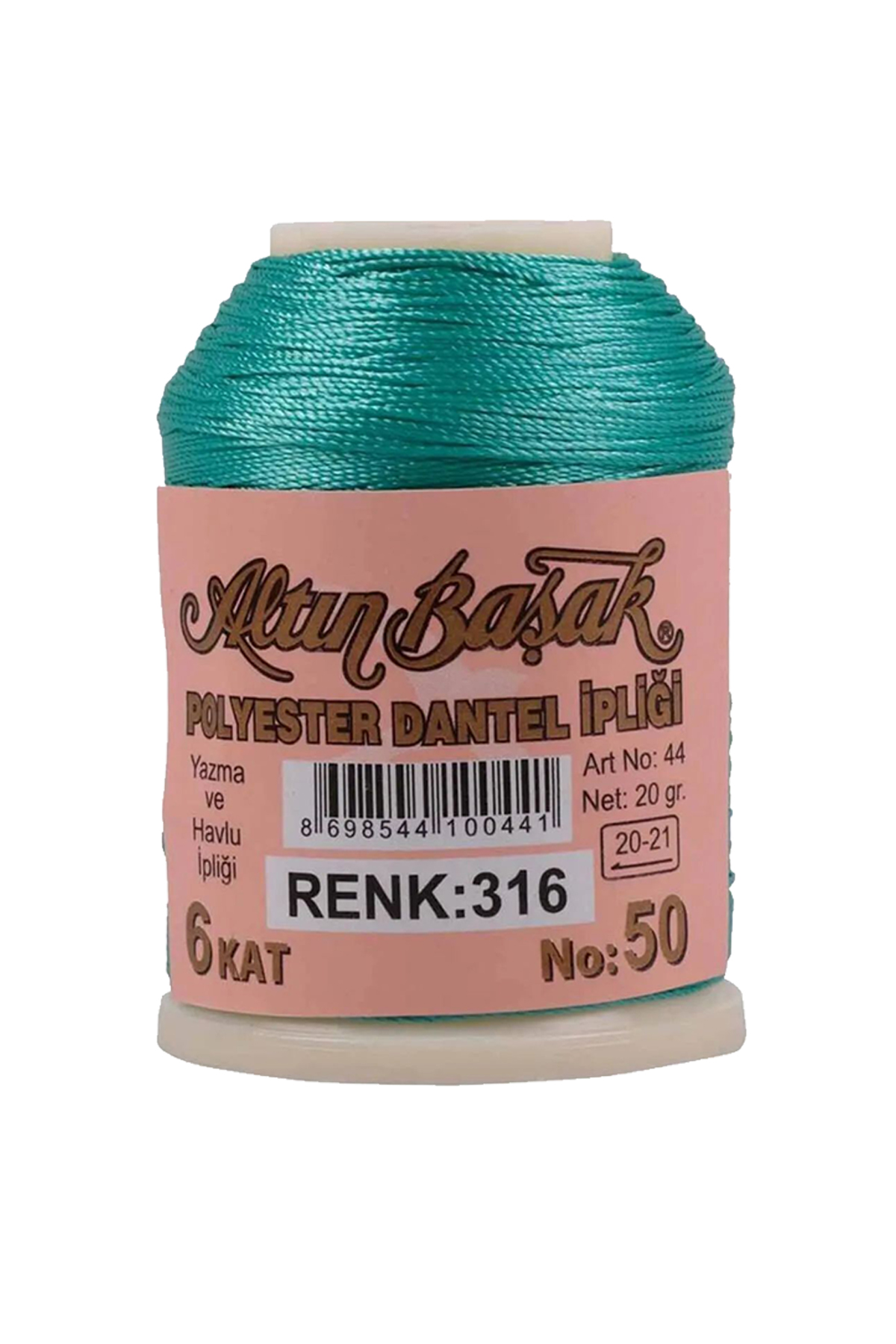 3 Adet Altınbaşak Oya ve Dantel İpi 20 gr - No: 316