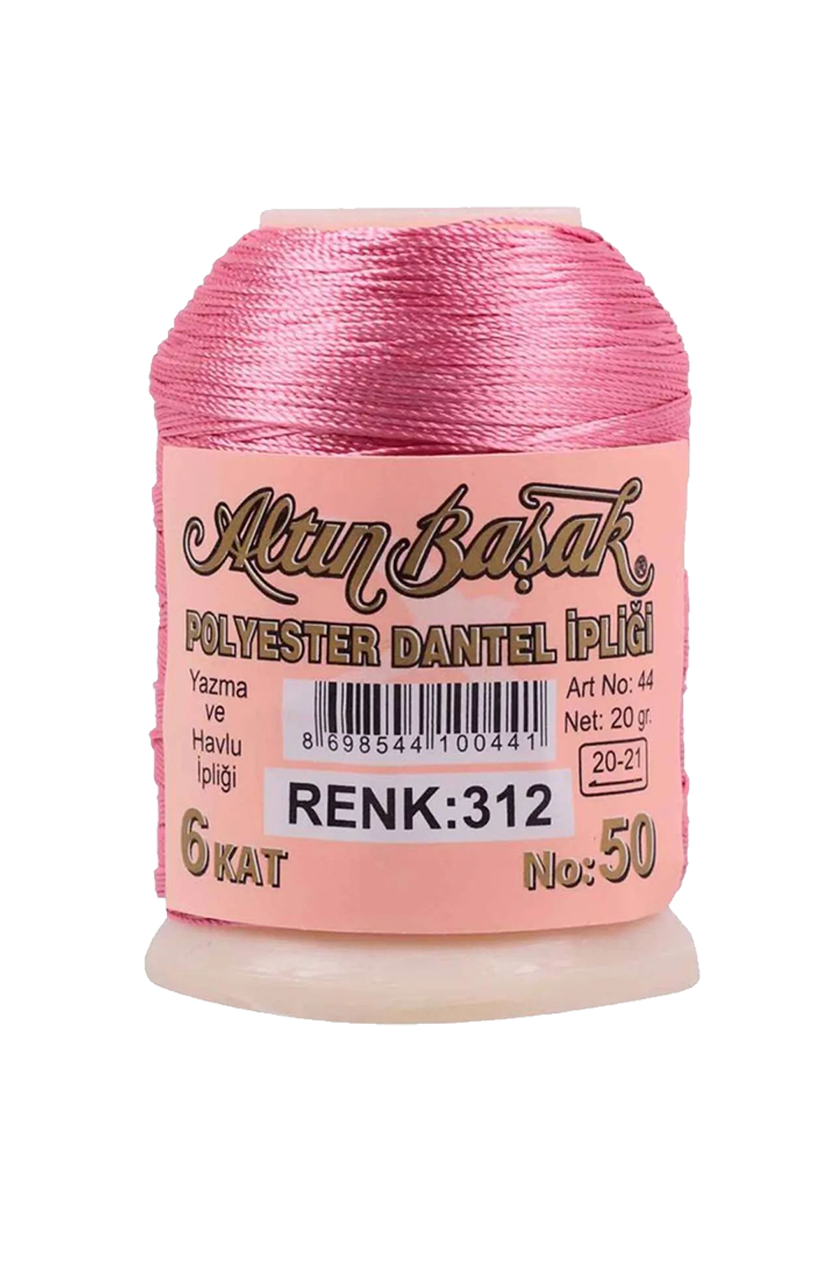 3 Adet Altınbaşak Oya ve Dantel İpi 20 gr - No: 312