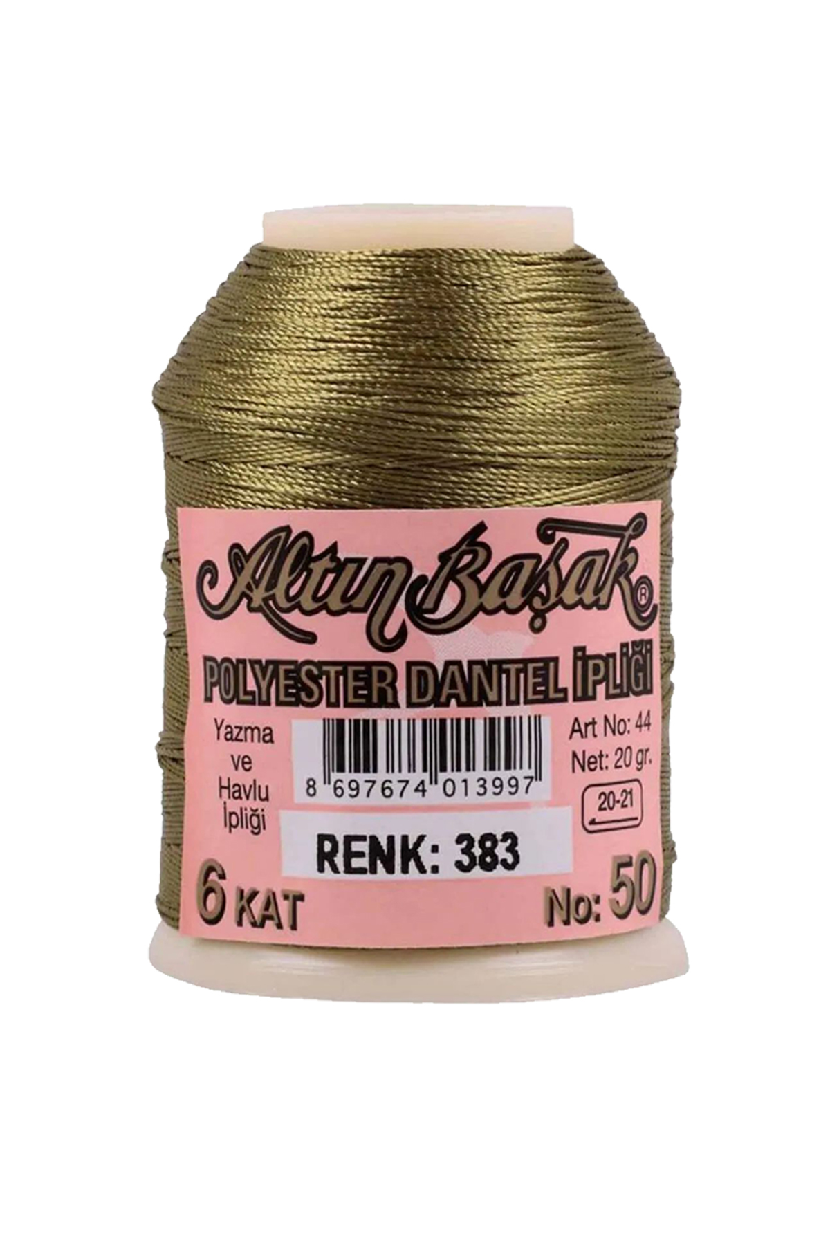 3 Adet Altınbaşak Oya ve Dantel İpi 20 gr - No: 383