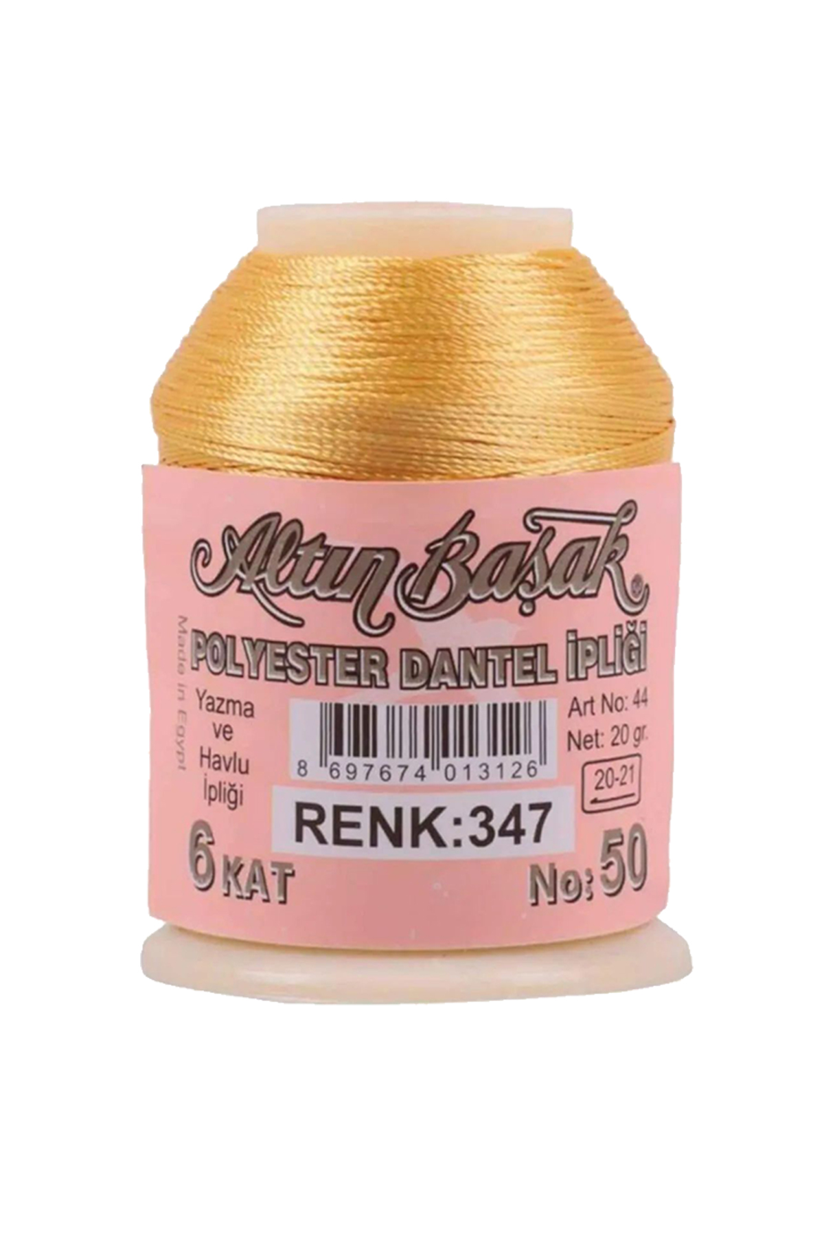 3 Adet Altınbaşak Oya ve Dantel İpi 20 gr - No: 347 - 040 - 505