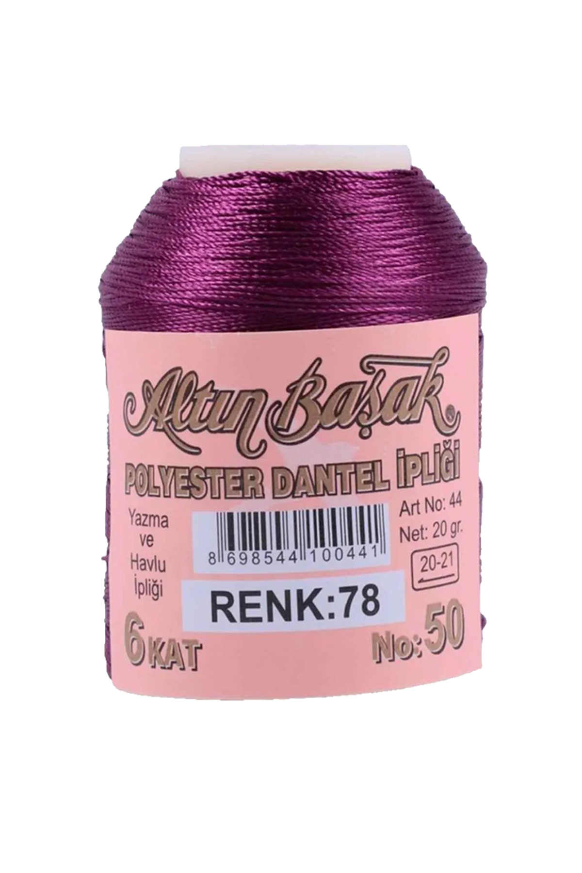 3 Adet Altınbaşak Oya ve Dantel İpi 20 gr - No: 078