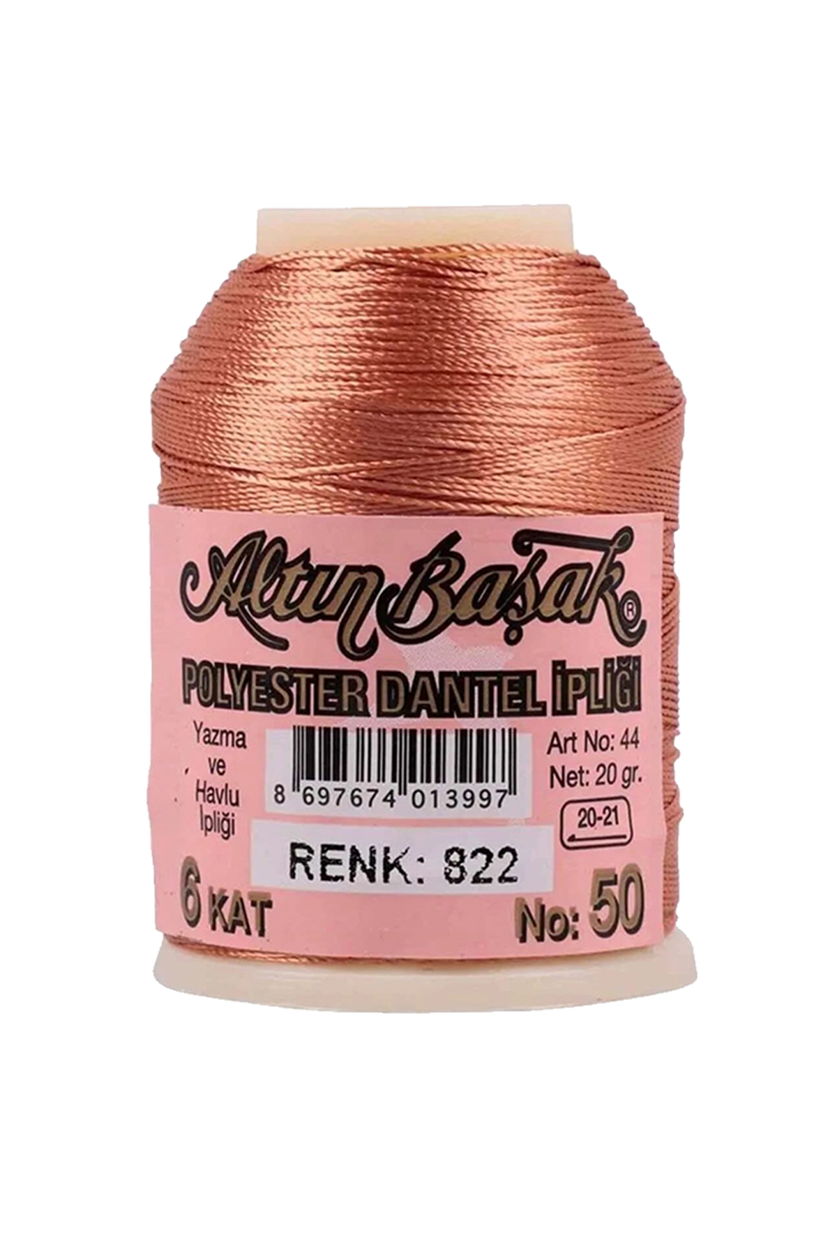 3 Adet Altınbaşak Oya ve Dantel İpi 20 gr - No: 822