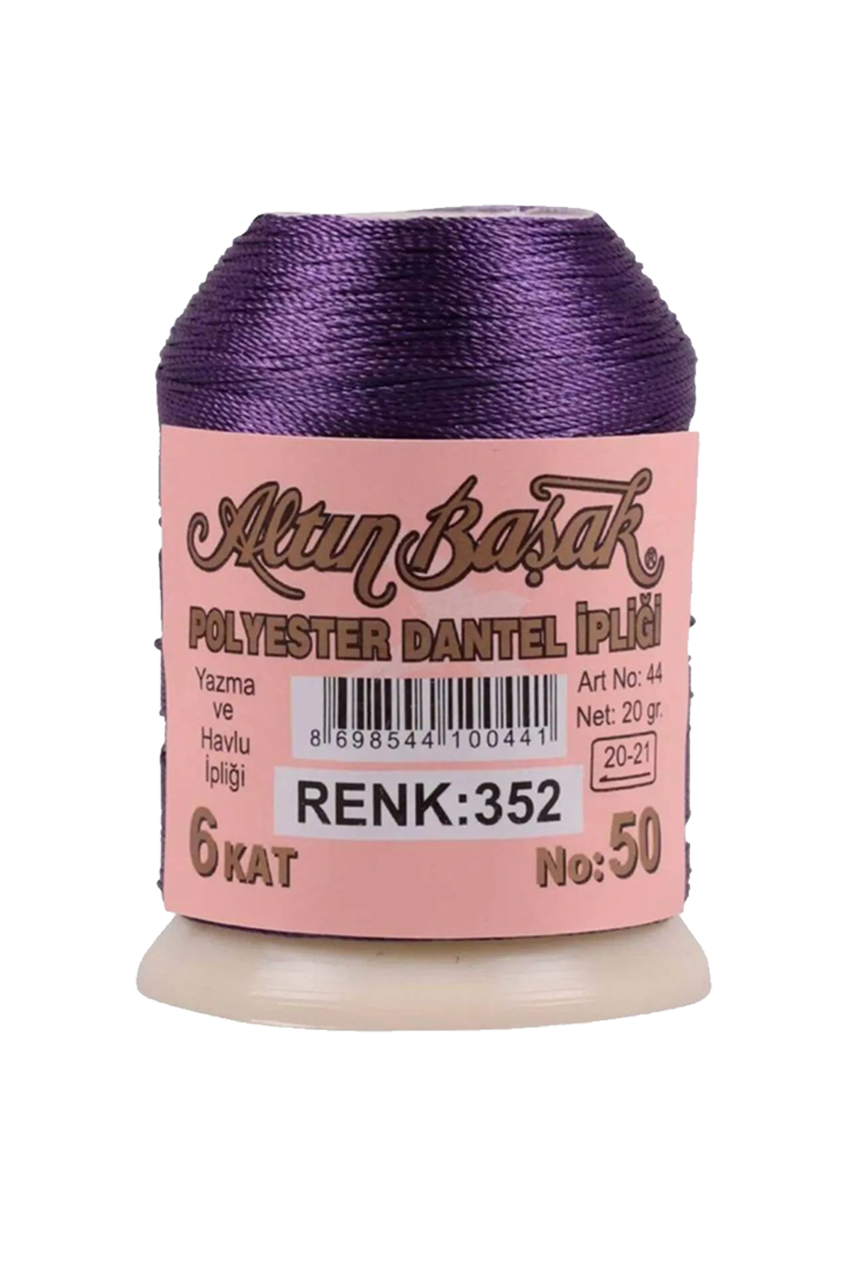 3 Adet Altınbaşak Oya ve Dantel İpi 20 gr - No: 352