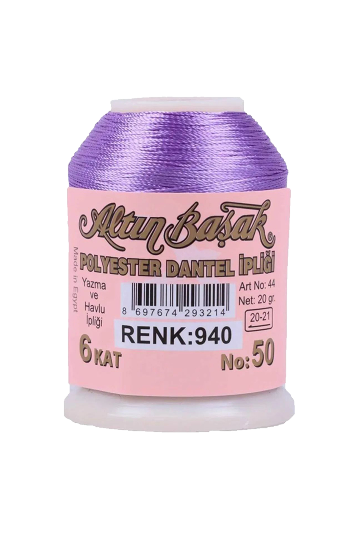 3 Adet Altınbaşak Oya ve Dantel İpi 20 gr - No: 940