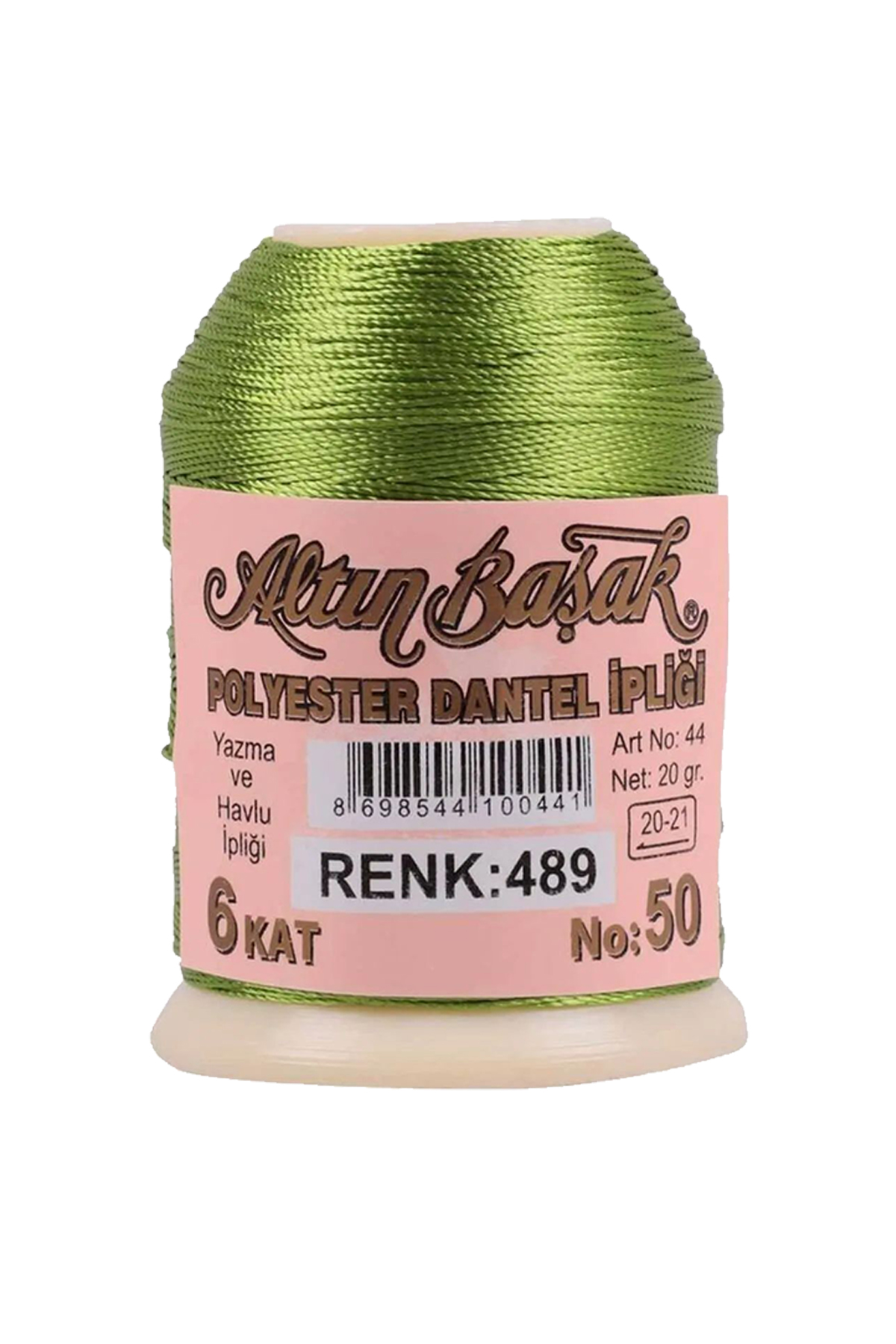 3 Adet Altınbaşak Oya ve Dantel İpi 20 gr - No: 489