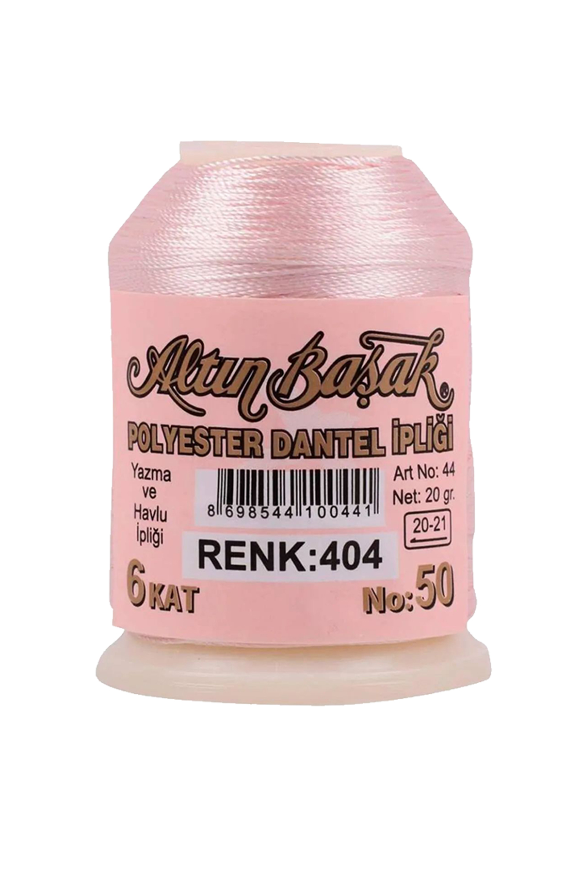 3 Adet Altınbaşak Oya ve Dantel İpi 20 gr - No: 404