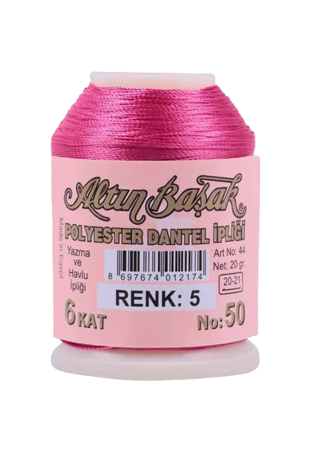 3 Adet Altınbaşak Oya ve Dantel İpi 20 gr - No: 005 - 432 - 357