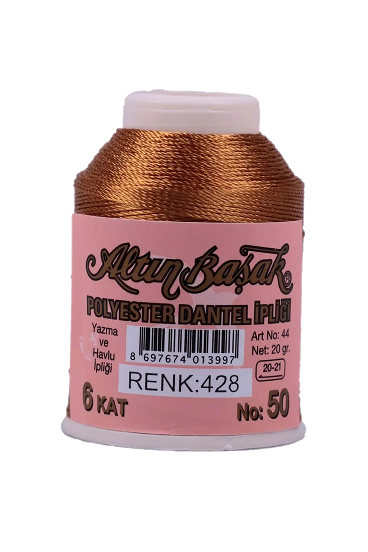 3 Adet Altınbaşak Oya ve Dantel İpi 20 gr - No: 428