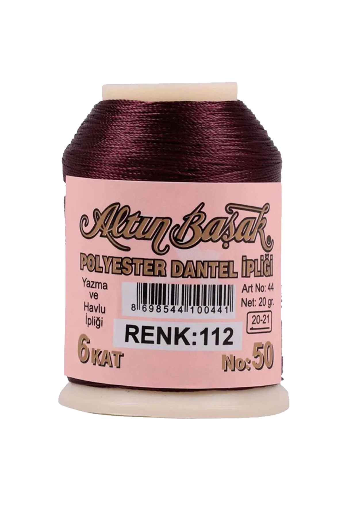 3 Adet Altınbaşak Oya ve Dantel İpi 20 gr - No: 410 - 112 - 707