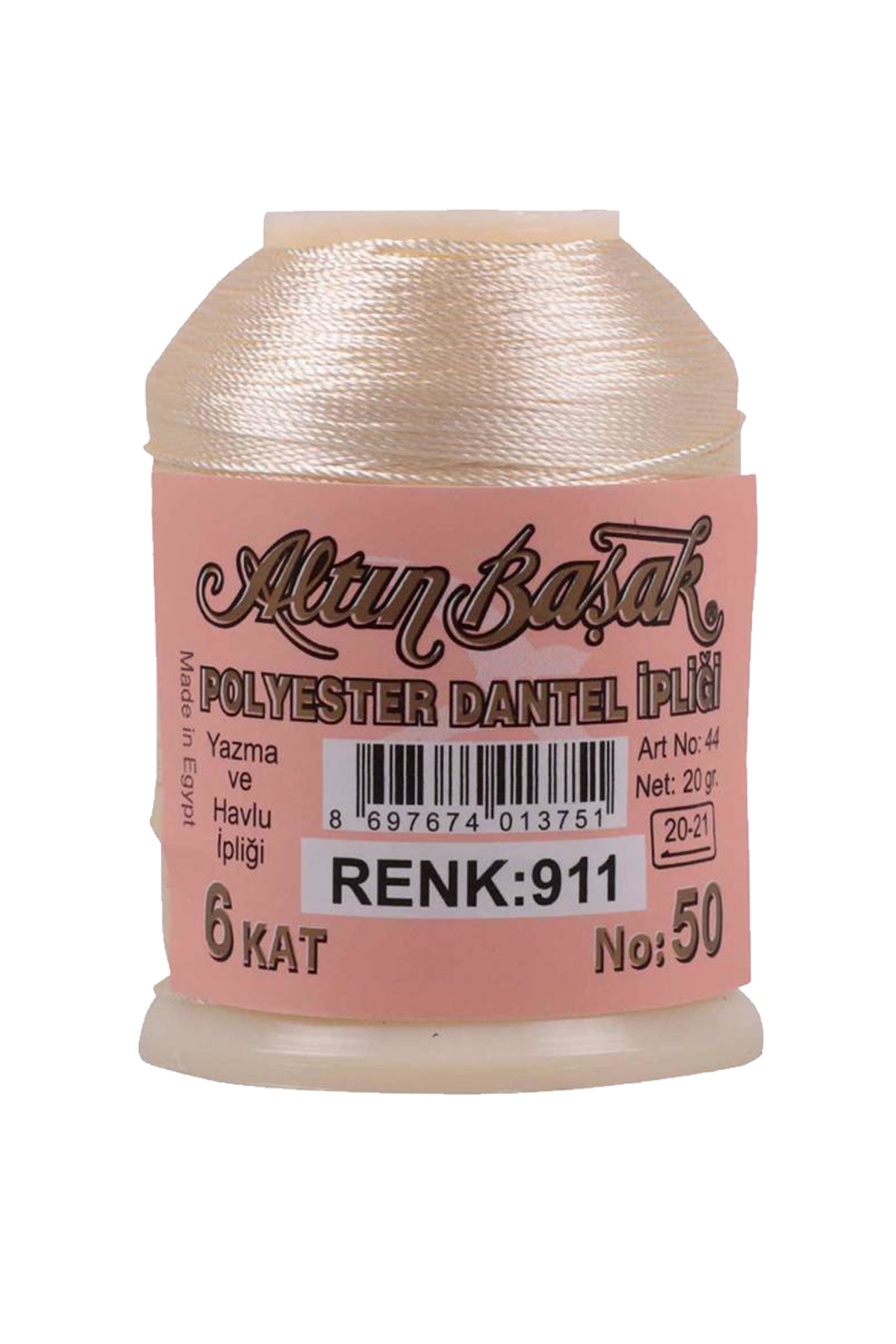 3 Adet Altınbaşak Oya ve Dantel İpi 20 gr - No: 911 - 635 - 369