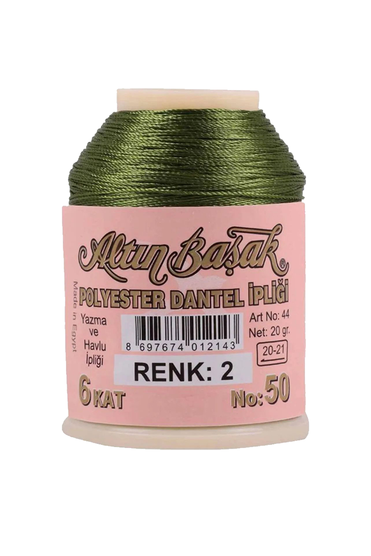 Just Cheap Store 3 Adet Altinbaşak Oya Ve Dantel İpi 20 Gr - No: 002