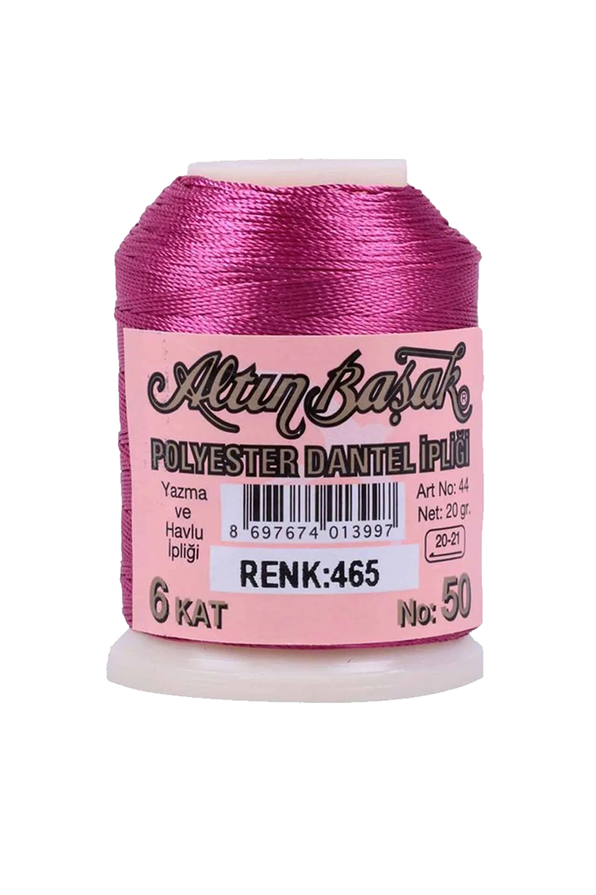 3 Adet Altınbaşak Oya ve Dantel İpi 20 gr - No: 465