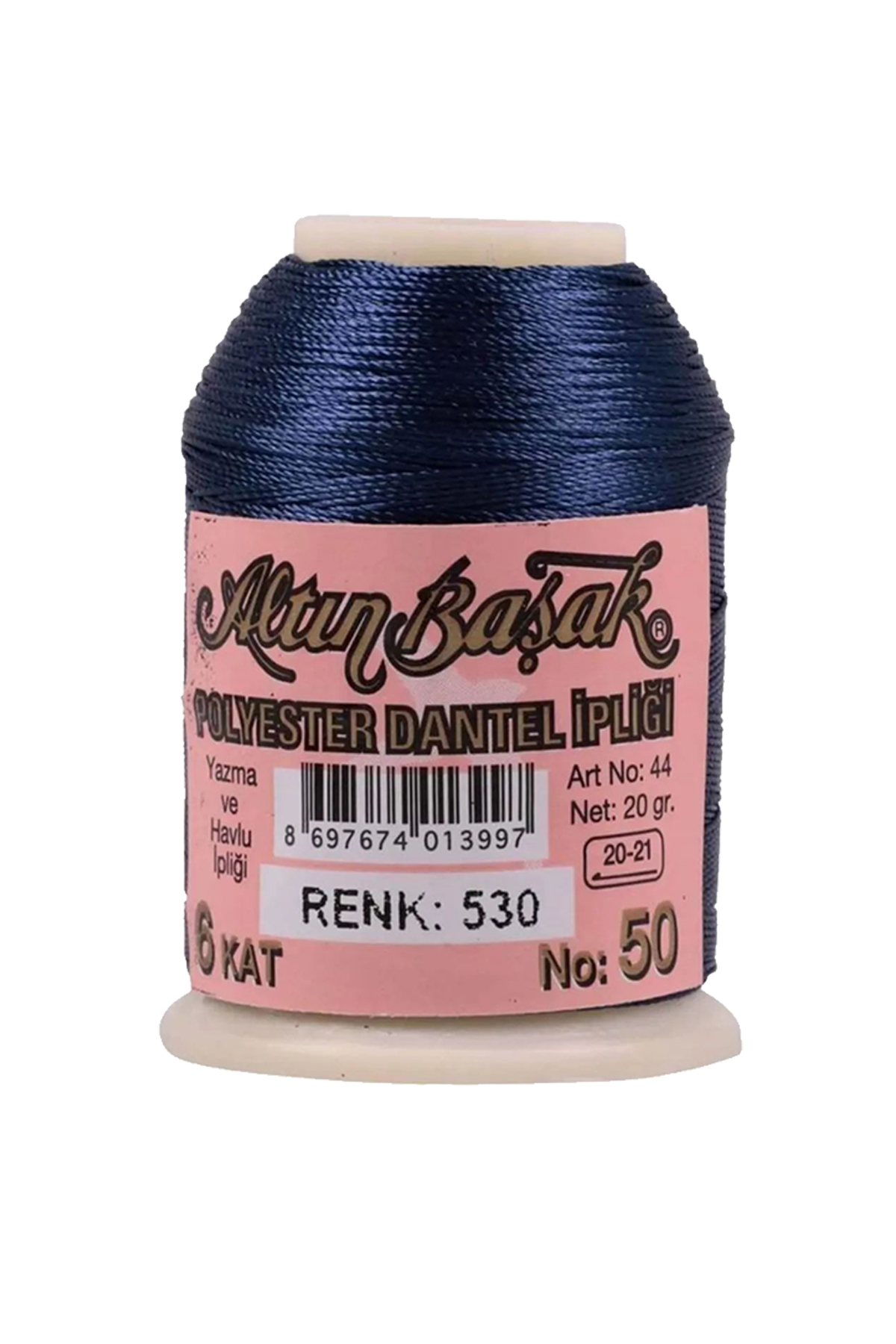 3 Adet Altınbaşak Oya ve Dantel İpi 20 gr - No: Ş.BEYAZ - 404 - 5