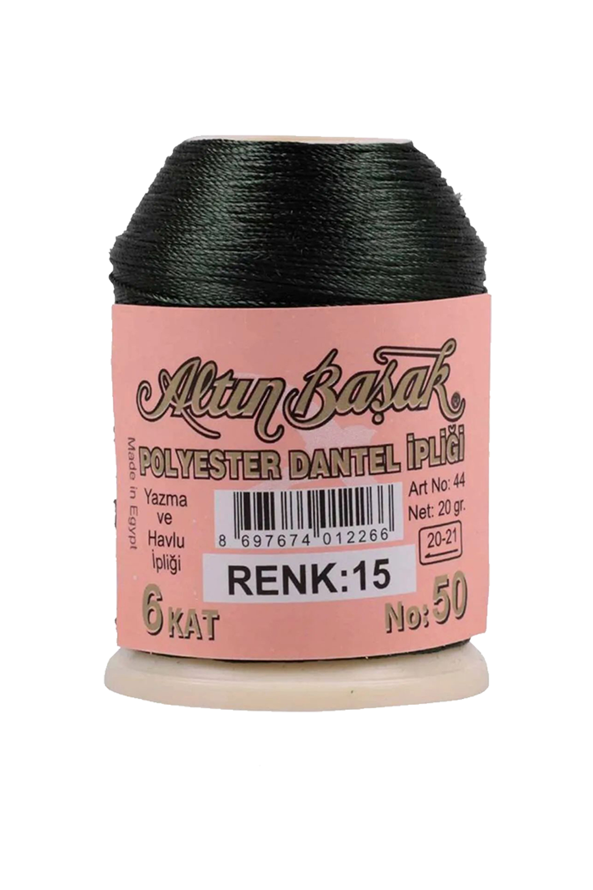 3 Adet Altınbaşak Oya ve Dantel İpi 20 gr - No: 697 - 035 - 015