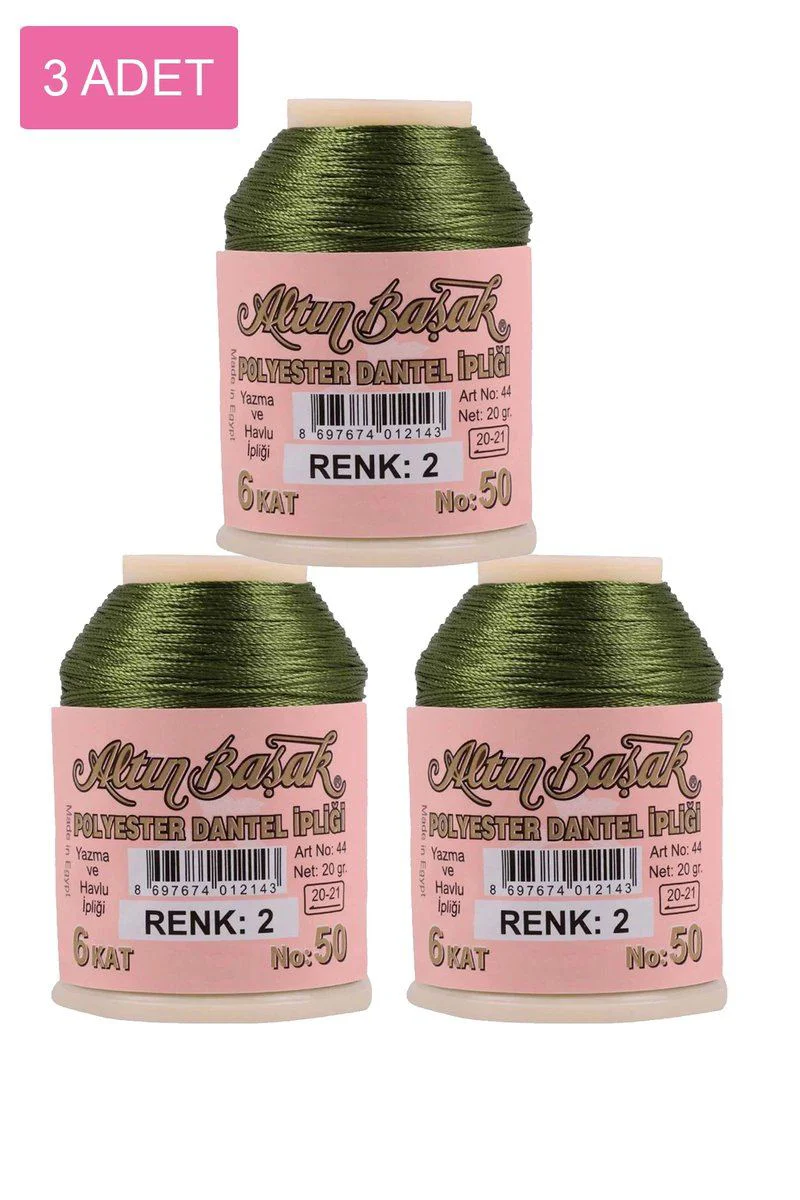 3 Adet Altınbaşak Oya ve Dantel İpi 20 gr - Royaleks No: 002 Fiyatı, Yorumları ve Özellikleri