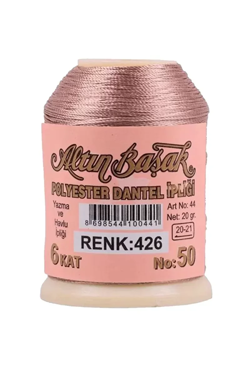 3 Adet Altınbaşak Oya ve Dantel İpi 20 gr - Royaleks - No: 426 - 
