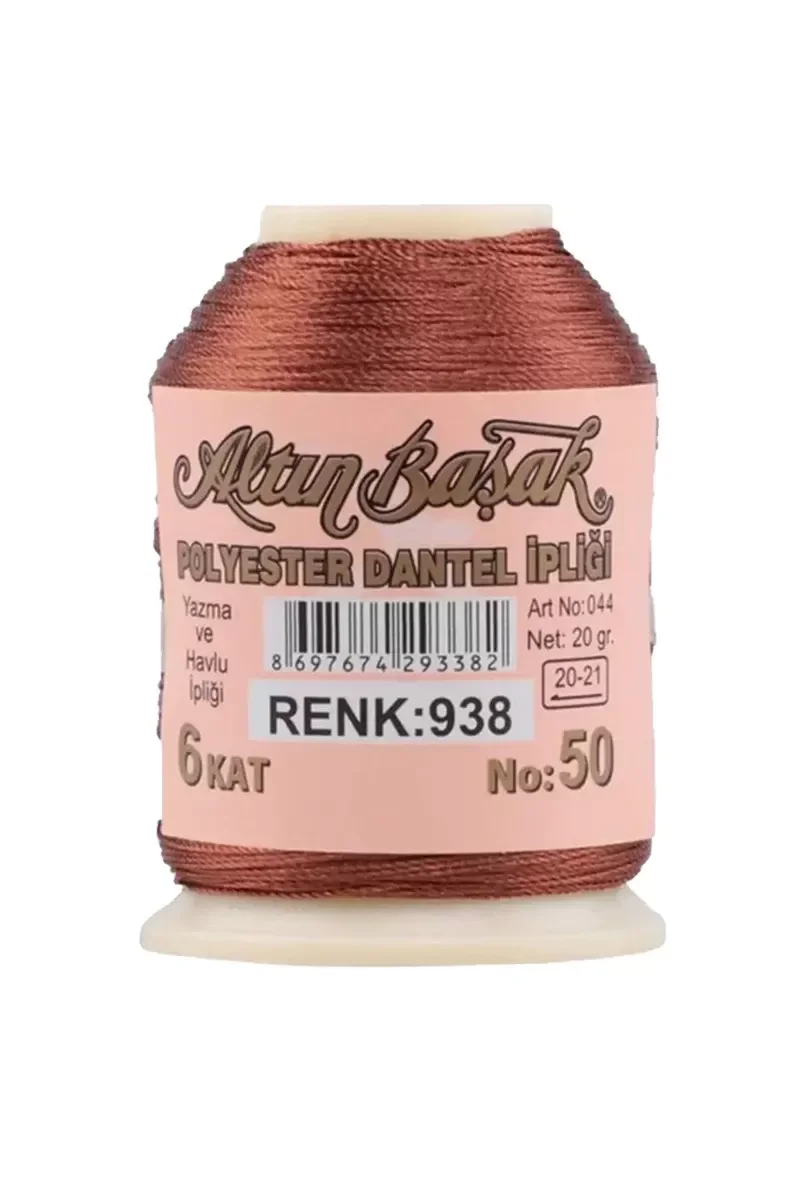 3 Adet Altınbaşak Oya ve Dantel İpi 20 gr - Royaleks - No: 938 - 