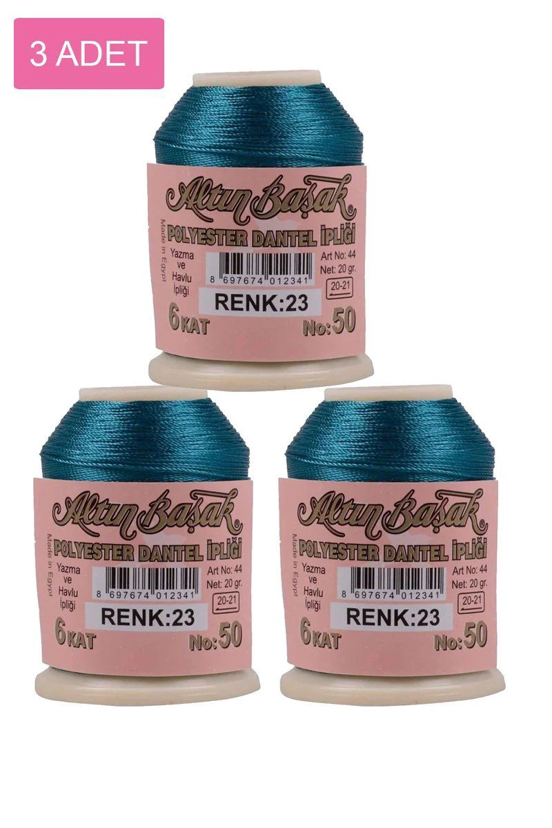 3 Adet Altınbaşak Oya ve Dantel İpi 20 gr - No: 023 | Royaleks Fiyatı, Yorumları ve Özellikleri