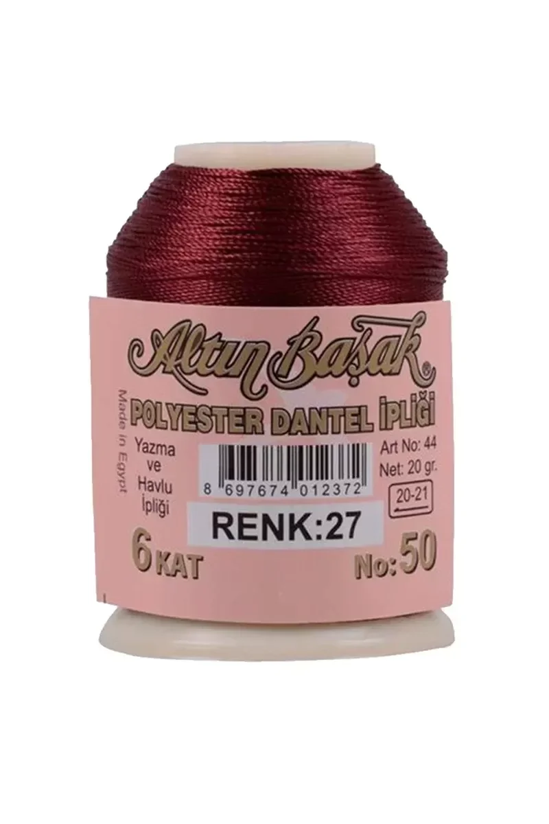 3 Adet Altınbaşak Oya ve Dantel İpi 20 gr - Royaleks - No: K.BEYA