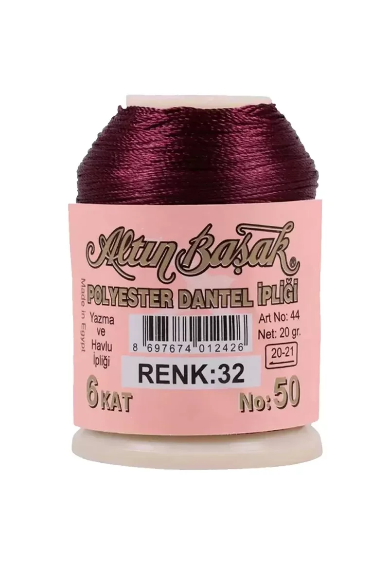 3 Adet Altınbaşak Oya ve Dantel İpi 20 gr - Royaleks - No: 413 - 