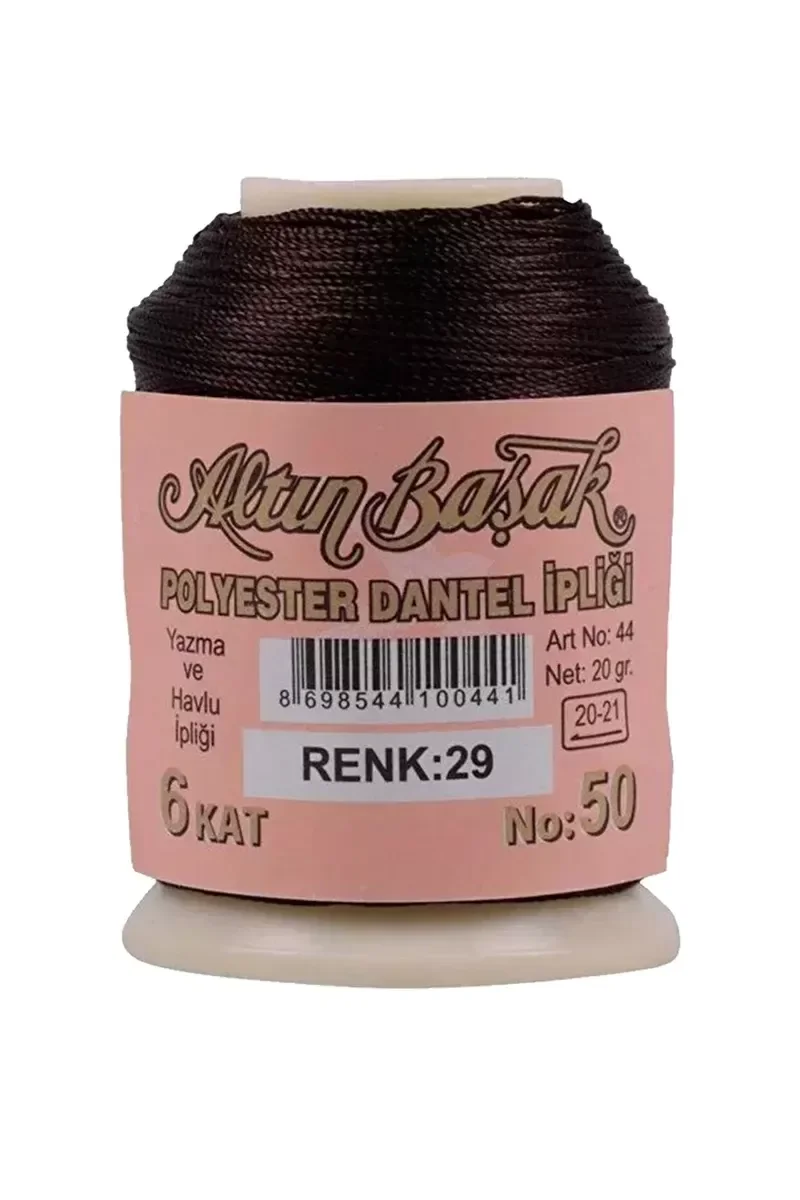 3 Adet Altınbaşak Oya ve Dantel İpi 20 gr - Royaleks - No: 029 - 