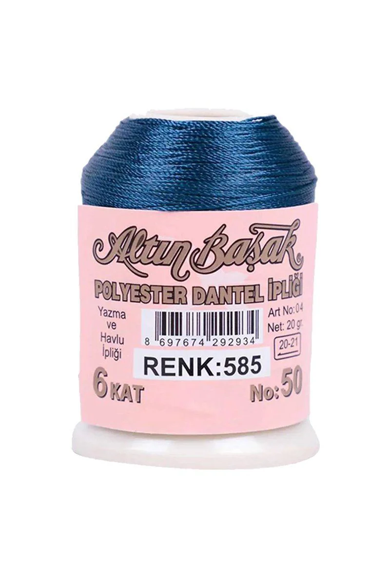 3 Adet Altınbaşak Oya ve Dantel İpi 20 gr - No: 585