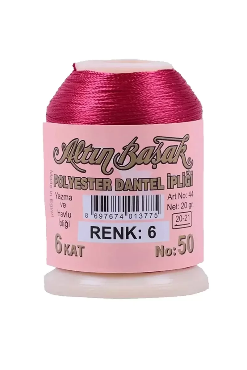 3 Adet Altınbaşak Oya ve Dantel İpi 20 gr - Royaleks - No: 006 - 
