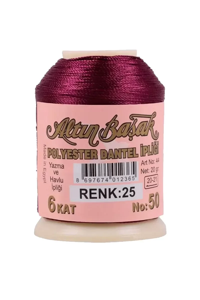 3 Adet Altınbaşak Oya ve Dantel İpi 20 gr - Royaleks - No: 650 - 
