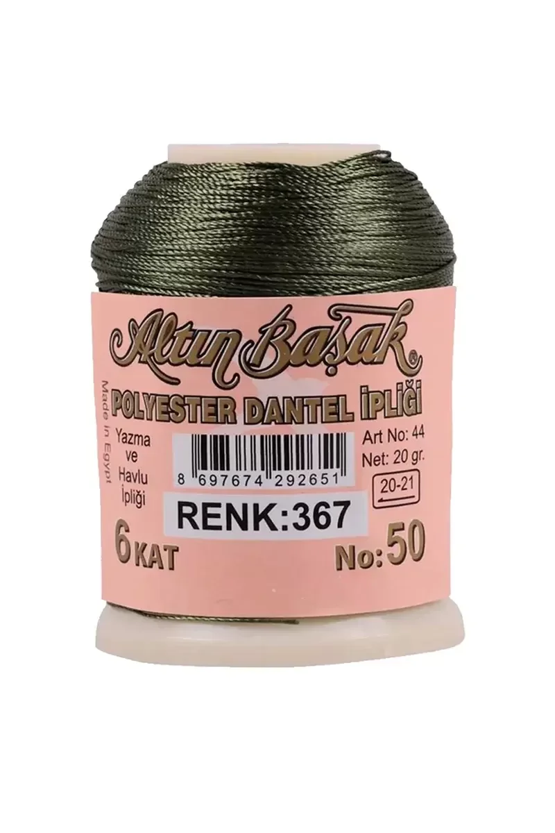 3 Adet Altınbaşak Oya ve Dantel İpi 20 gr - Royaleks - No: 646 - 