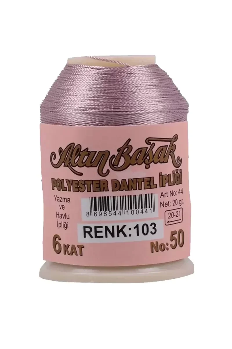 3 Adet Altınbaşak Oya ve Dantel İpi 20 gr - Royaleks - No: 103