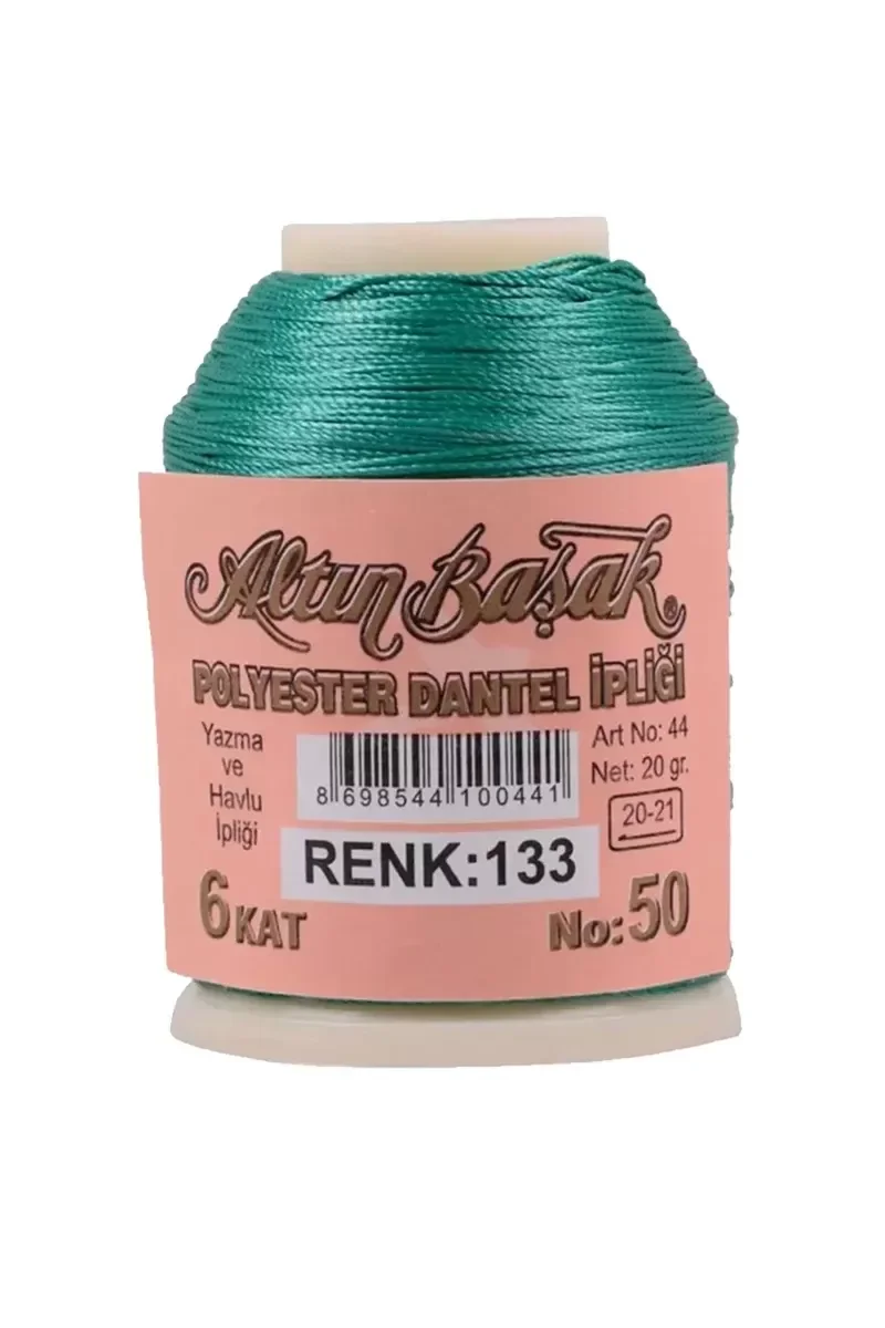 3 Adet Altınbaşak Oya ve Dantel İpi 20 gr - Royaleks - No: 006 - 
