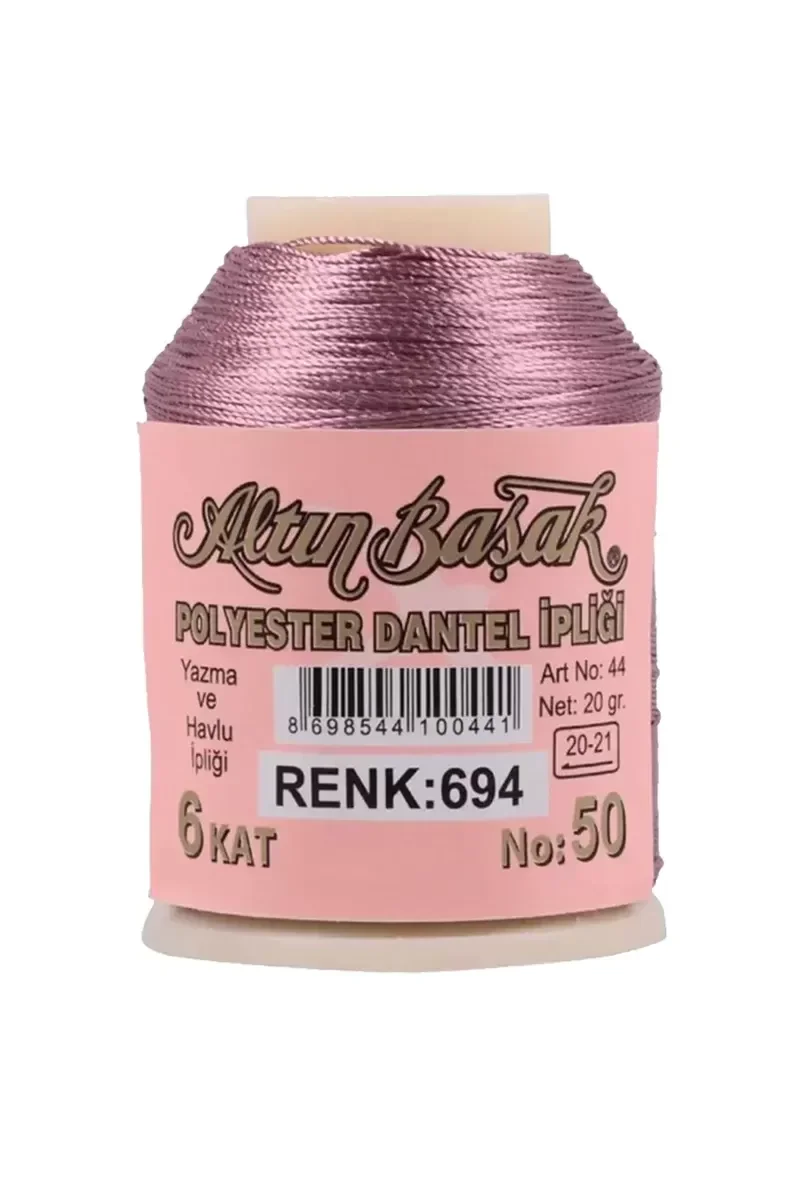 3 Adet Altınbaşak Oya ve Dantel İpi 20 gr - Royaleks - No: 694