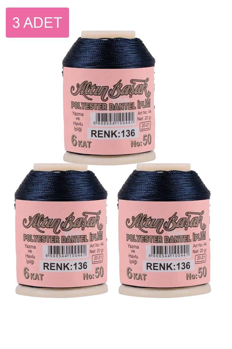 3 Adet Altınbaşak Oya ve Dantel İpi 20 gr - Royaleks No: 136 ile Uyumlu Fiyatı, Yorumları ve Özellikleri