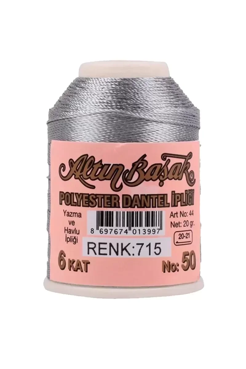 3 Adet Altınbaşak Oya ve Dantel İpi 20 gr - Royaleks - No: 239 - 