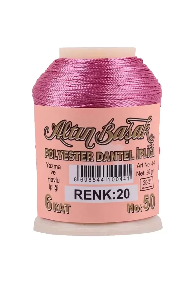 3 Adet Altınbaşak Oya ve Dantel İpi 20 gr - Royaleks - No: 020