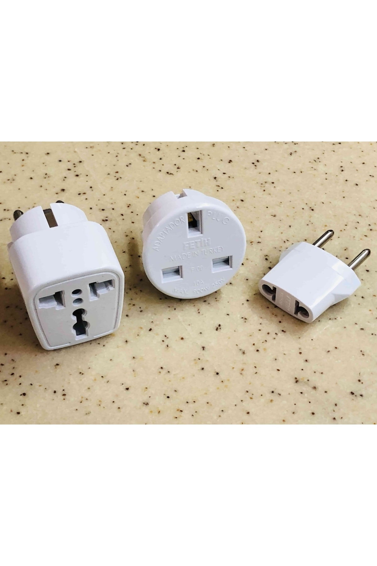 3 Adet Avusturalya Amerikan Ingiliz Elektrik Prizini Türk Ucuna Ç