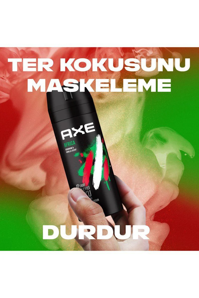 3 Adet Axe Africa Erkek Deodorant Sprey 150 ml – 48 Saat Koku Koruması Fiyatı, Yorumları ve Özellikleri