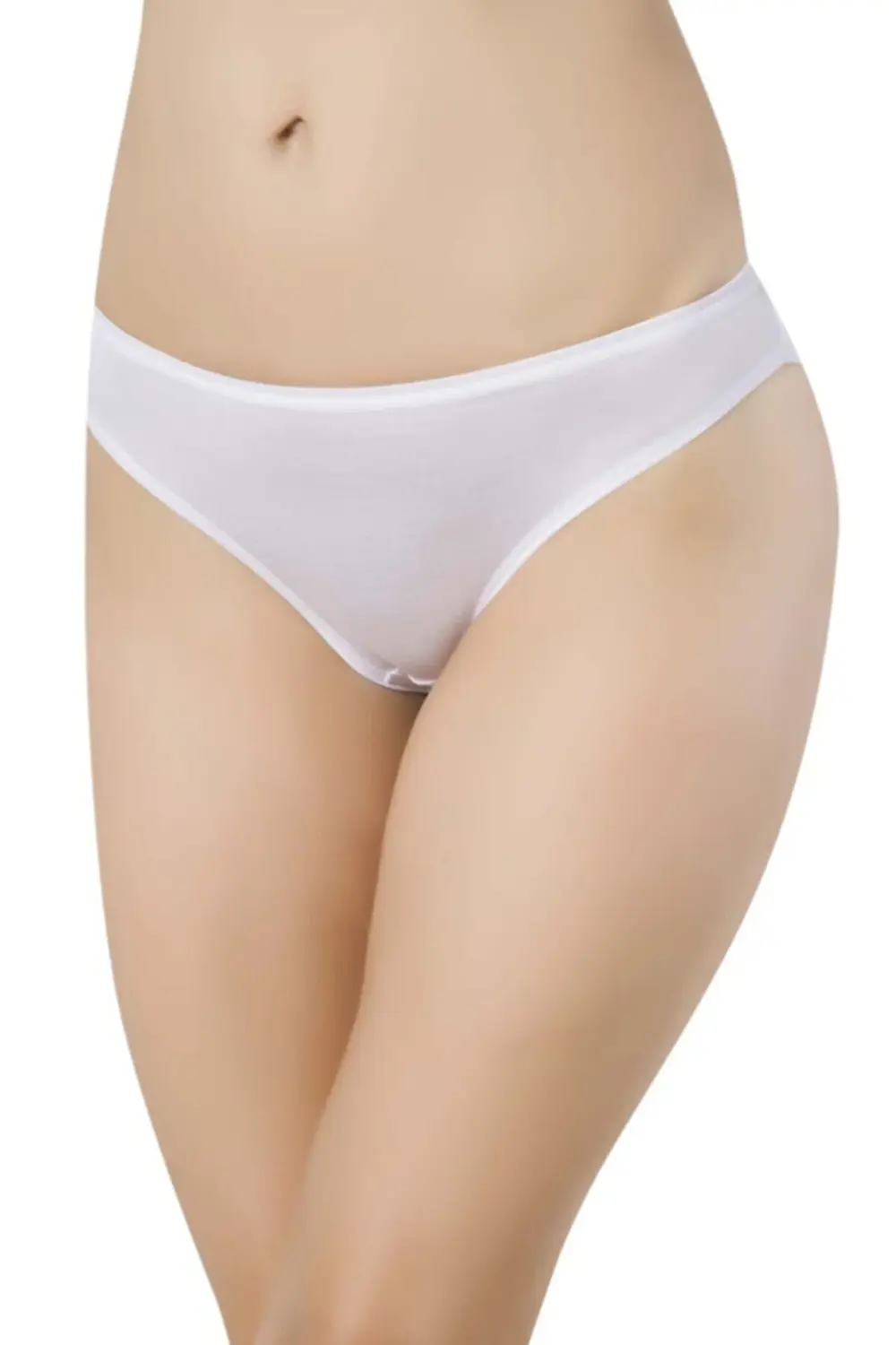 3 Adet Bambu Bikini Külot Beyaz 2521