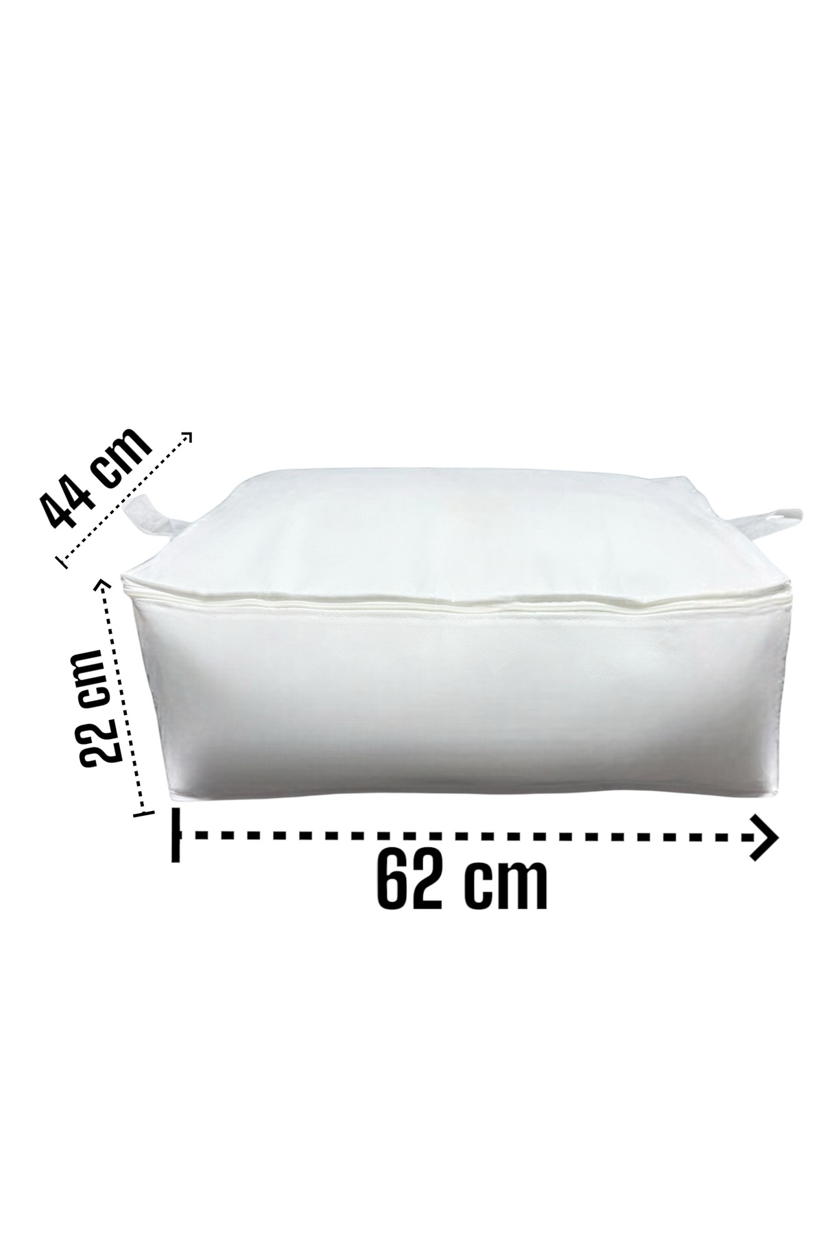 Balkan Room 3 Adet Beyaz Baza Altı Ve Çekyat Tipi Hurç 62 X 44 X 22 Cm Xlarge